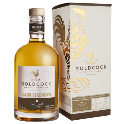 Gold Cock 2014 Black Stuff Cask Strengt 60,3% blend whisky 0,7 (karton)