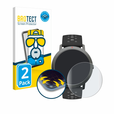 2x BROTECT Flex Full-Cover matná ochranná fólie pro Withings Steel HR Sport (40 mm) (2x BROTECT Flex Full-Cover matná ochranná fólie pro Withings Steel HR Sport (40 mm))