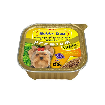 Hobby Dog kuřecí & rýže 150 g