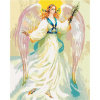zuty Zuty - Malování Podle Čísel - Krásný Anděl S Velkými Křídly, 80X100 Cm, Plátno