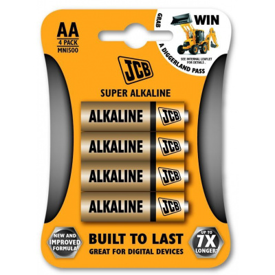 JCB Super Alkaline AA 4ks JCB-LR06-4B