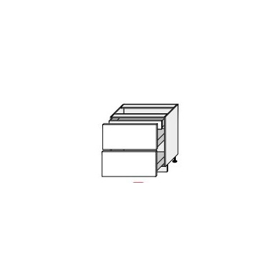 Dolní skříňka kuchyně Quantum D2A 80/1A grey Barva dvířek: mint