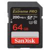 SanDisk Extreme PRO 64GB SDXC Memory Card 200MB/s and 90MB/s, UHS-I, Class 10, U3, V30 SDSDXXU-064G-GN4IN