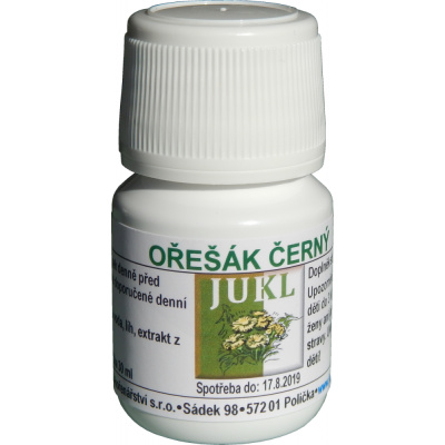 Ořešák černý, tinktura Jukl 30 ml