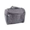 Kosmetická taška / závěsný organizér 18x24 cm šedá 1ks
