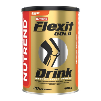 FLEXIT GOLD DRINK (regenerace kloubů) - pomeranč, 400 g NUTREND