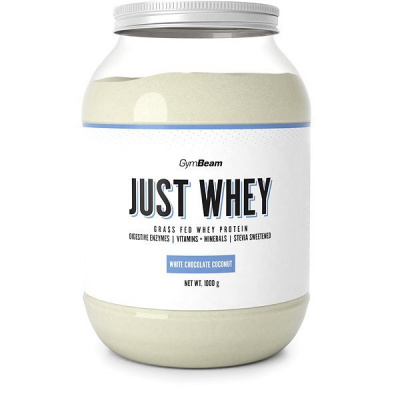 GymBeam Protein Just Whey 1000 g, white chocolate coconut