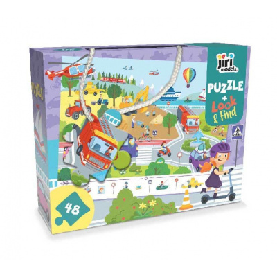 JIRI MODELS Puzzle krabička 3+/ Doprava