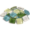 Skleněná mozaika S39 zelený mix, 10x10 mm, 200g - 560204030025