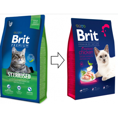 Brit Premium Cat Sterilised 8kg