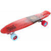 Flip Transparent plastový pennyboard, 22,5 in barva: modrá