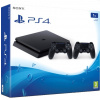 Sony Playstation 4 Slim 1TB HDD + 2x ovladač Dualshock 4 v2 (Sony Playstation 4 Slim herní konzole s 1TB pevným diskem a 2 kusy Dualshock 4 v2 ovladače)