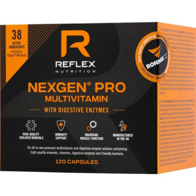 Reflex Nutrition Nexgen PRO + Digestive Enzymes 120 kapslí