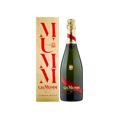 G.H. Mumm champagne brut Cordon Rouge 0,75 l + krabička