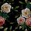 Angelic Inspiration Nepadací deka s podložkou Black roses