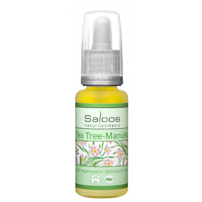 Saloos Bio regenerační obličejový olej Tea tree – manuka Objem: 20 ml