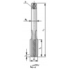 BUČOVICE TOOLS Závitník ruční sadový iso 529 m20 2n hss ii. (1542002)