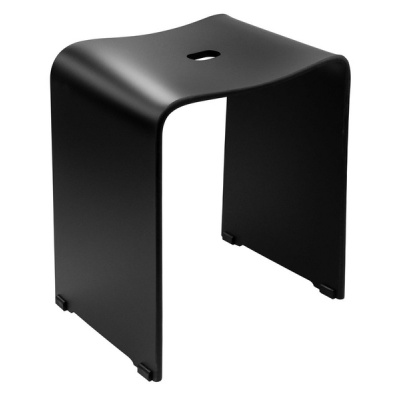 RIDDER TRENDY koupelnová stolička 40x48x27,5cm, černá mat (A211110)