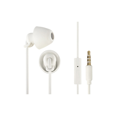 Thomson EAR3008W Piccolino špuntová sluchátka kabelová bílá Potlačení hluku headset, regulace hlasitosti