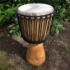 Buben Djembe 13” Timbuktu, medina Mali vyřezávaný 61 cm