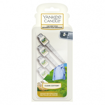 Yankee Candle Clean Cotton vonné kolíčky 4 ks