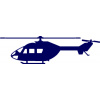 SAMOLEPKA Vrtulník 001 levá helikoptéra (23 - tmavě modrá) NA AUTO, NÁLEPKA, FÓLIE, POLEP, TUNING, VÝROBA, TISK, ALZA