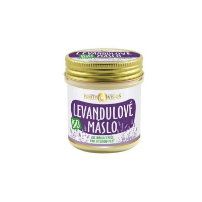 Purity Vision Levandulové máslo BIO (120 ml) - vhodné pro citlivou pokožku