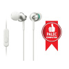 Sony SONY MDR-EX110AP Sluchátka do uší s mikrofonem, rozsah 5 až 24000 Hz - White - MDREX110APW.CE7