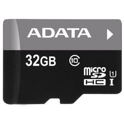 Adata/micro SDHC/32GB/UHS-I U1 / Class 10/+ Adaptér AUSDH32GUICL10-RA1