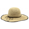 Dámský slaměný klobouk crochet s velkou krempou - Marone Velikost: Unisize (S-XL)