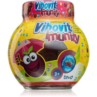 Vibovit Imunity jelly želé bonbóny s multivitamínovým komplexem 50 ks