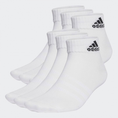 Adidas Sportswear | Adidas | Ponožky Thin and Light Sportswear Ankle – 6 párů | White / Black | 46-48 | White / Black | 46-48