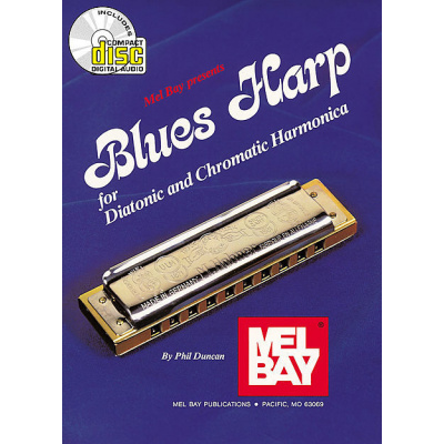 Blues Harp: Diatonic %26amp; Chromatic Harmonica (noty na harmoniku) (+audio)