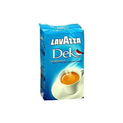 LAVAZZA DEK bez kofeinu 250g, mletá káva, vakuově balená