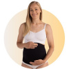 Těhotenský podpůrný pás CARRIWELL přes bříško Barva: Černá velikost S