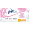 Linteo Vlhčené ubrousky Baby 72ks Soft and cream