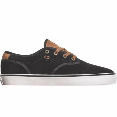 Boty Globe Motley black suede/toffee US8