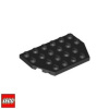 LEGO® Dílky LEGO Podložka Zkosená 4x6 Vyříznuté rohy / 32059 Barva: Černá