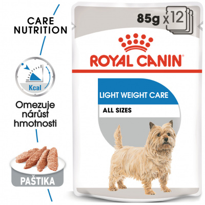 Royal Canin Light Weight Care Dog Loaf dietní kapsička s paštikou pro psy - 12 x 85 g