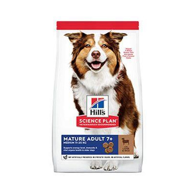 Hill´s Pet Nutrition Hill's Can. SP Mature Adult 7+ Medium Lamb&Rice 14kg