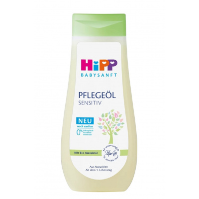 HiPP BabySanft jemný pleťový olej 200 ml Sensitiv (Dovoz: Německo)