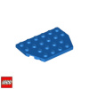 LEGO® Dílky LEGO Podložka Zkosená 4x6 Vyříznuté rohy / 32059 Barva: Modrá