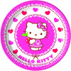 Hello Kitty talířky 8 ks, 20 cm