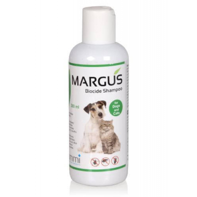 Margus Biocide šampon 200ml (Biocidní šampon proti vnějším parazitům pro psy a kočky. Přírodní.)