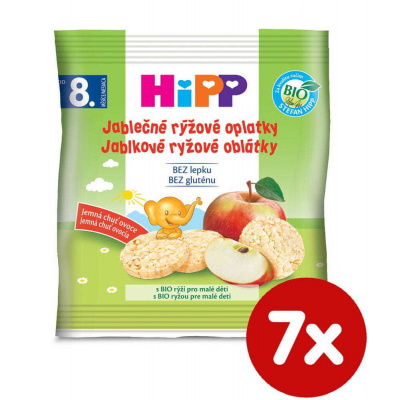 HiPP BIO Jablečné rýžové oplatky - 7x30g