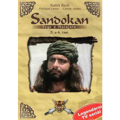 Sandokan tygr z Malajsie - 3. - 4. část - DVD pošetka