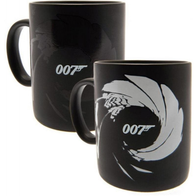 Proměňovací keramický hrnek James Bond 007: Gunbarrel, 315 ml (5050574254168)