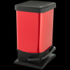 Rotho Pedálový odpadkový koš 20 l PASO Barva: černý/ IML červená