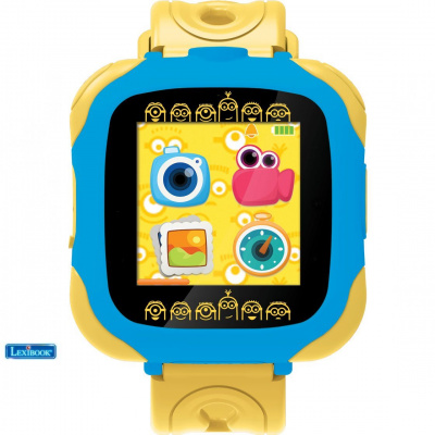 Dětské hodinky Lexibook Mimoni Digitální hodinky s barevnou obrazovkou a kamerou (3380743051970)