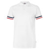 Soviet Tipped Polo Shirt Mens White, Velikost: XXL